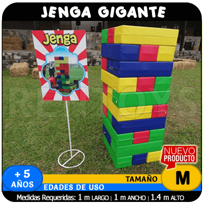 Alquiler Jenga Gigante - Comprá en San Juan
